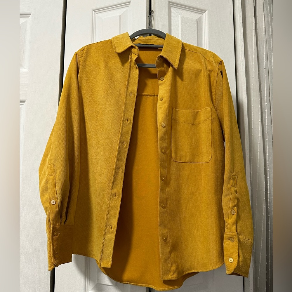Zara Mustard Shirt
